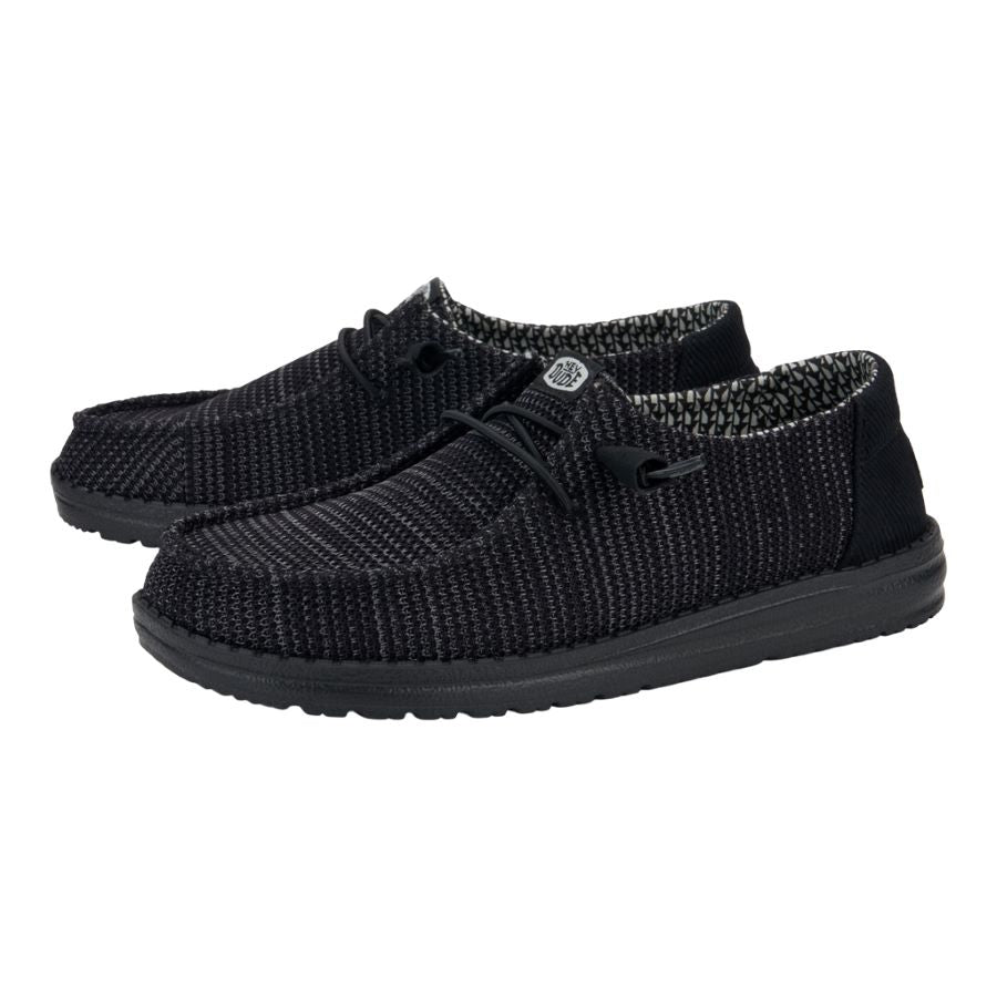 Wendy Stretch Sox Wide - Black/Black - Image 2