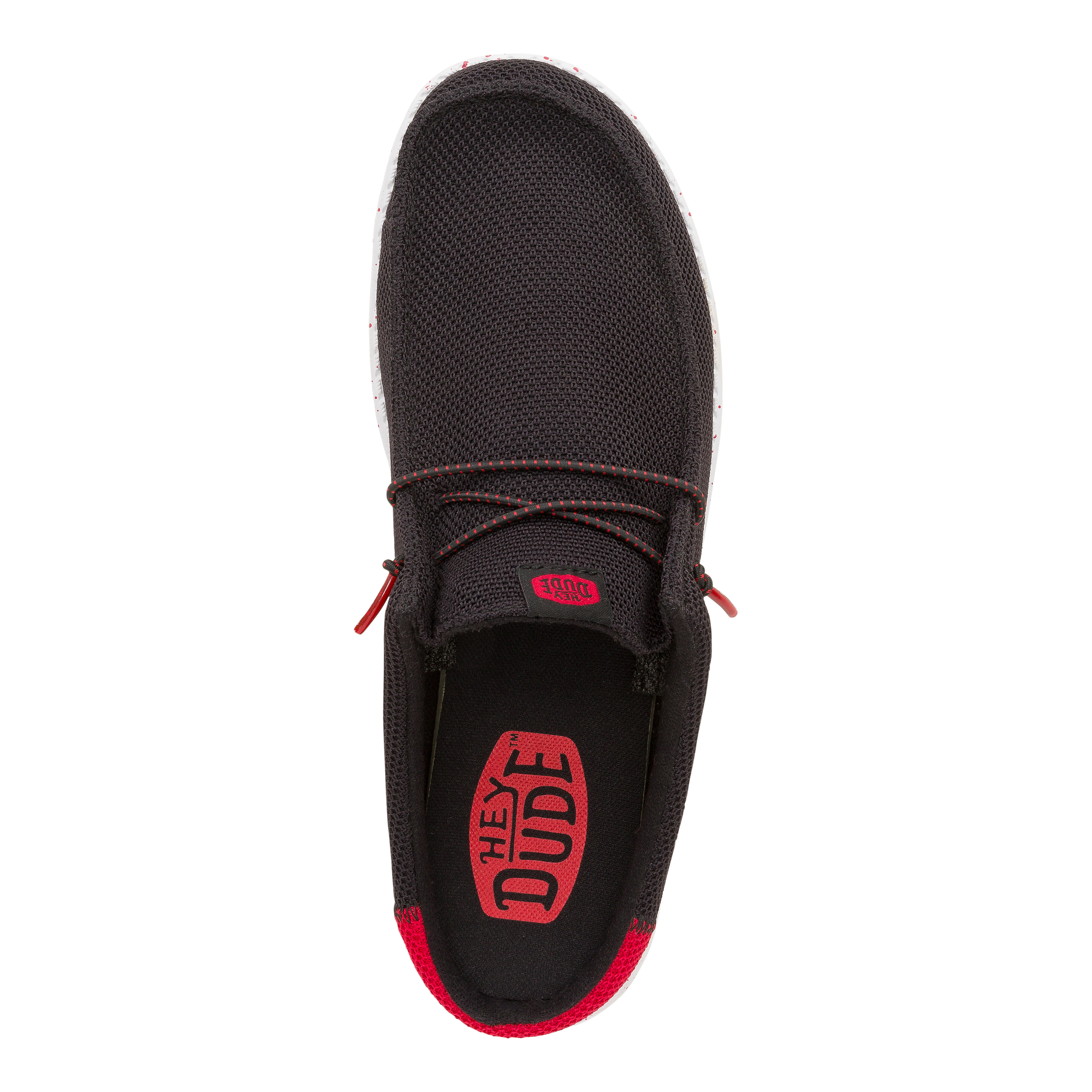 Wally Slip Varsity - Black/Red - Image 6