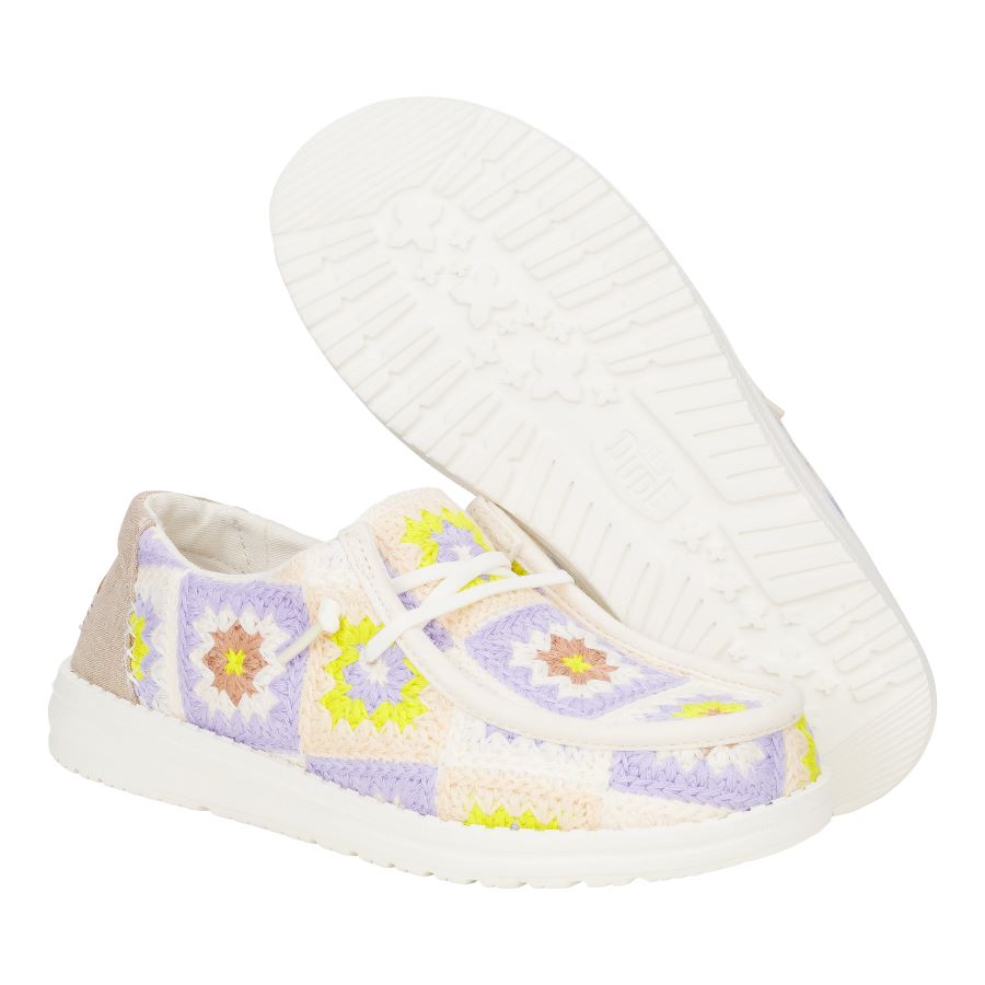 Wendy Cottage Crochet - Egret/Lavender/Multi - Image 4