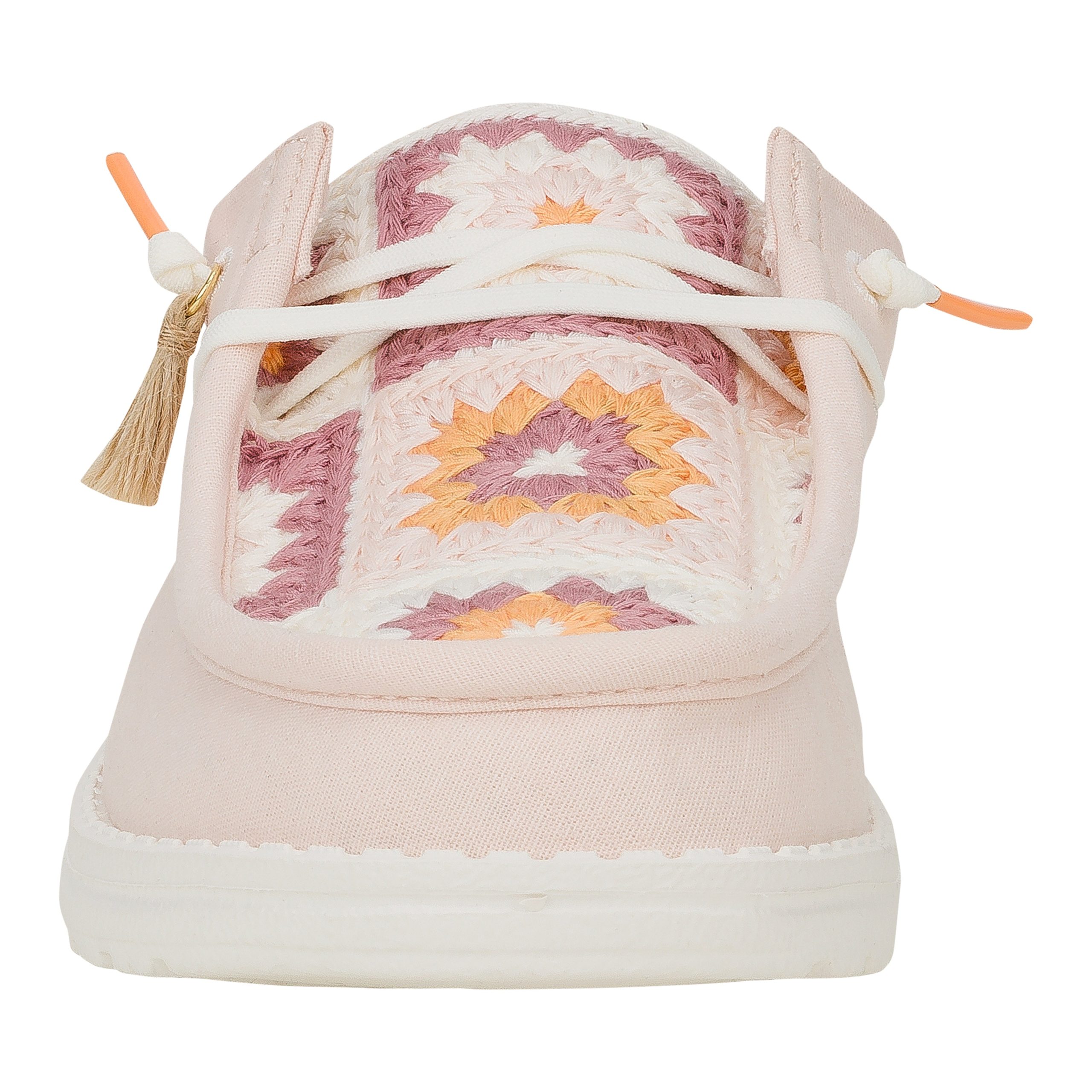 Wendy Slip Cottage Crochet - Pale Pink/Multi - Image 4