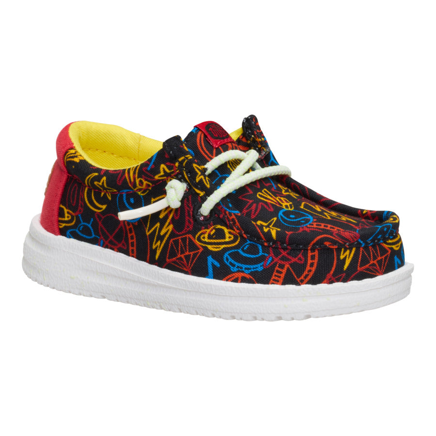 Wally Toddler Space Glow - Black/Red - Image 7