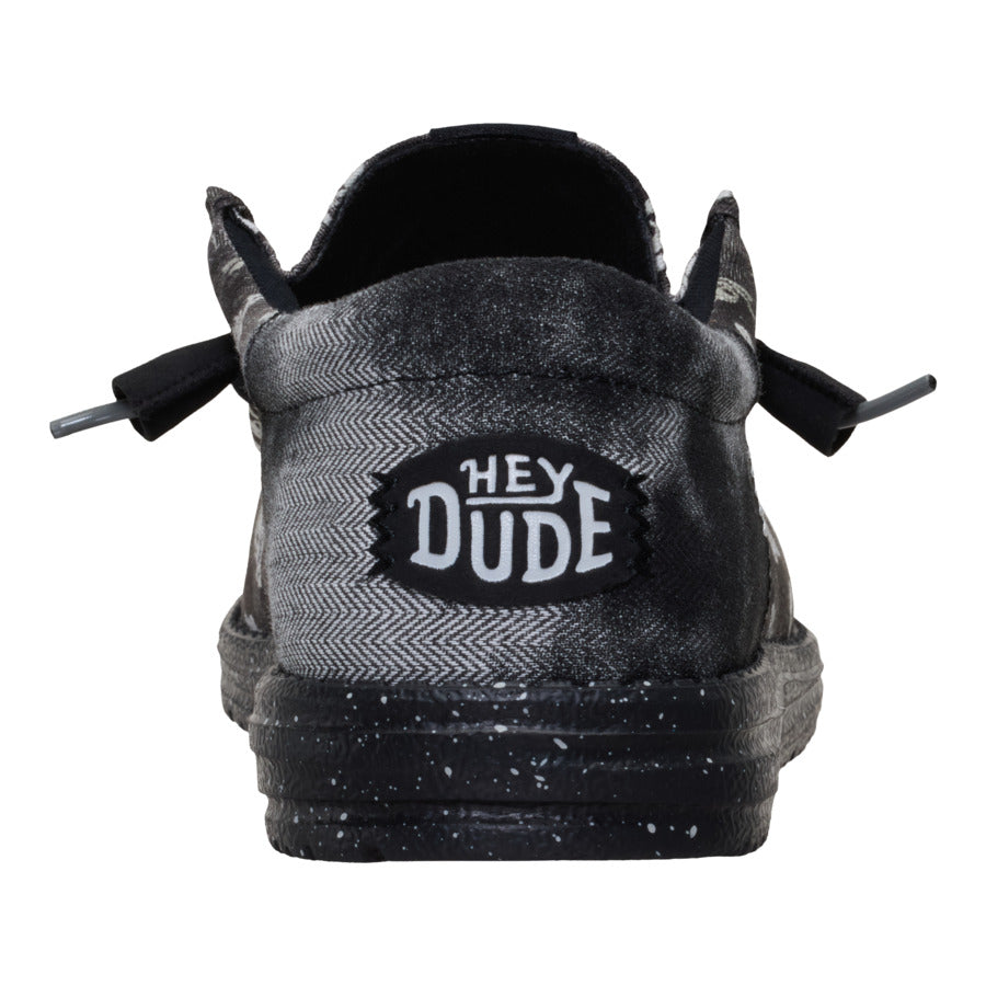 Wally Funk Skull Print - Black/Black Oyster - Image 5