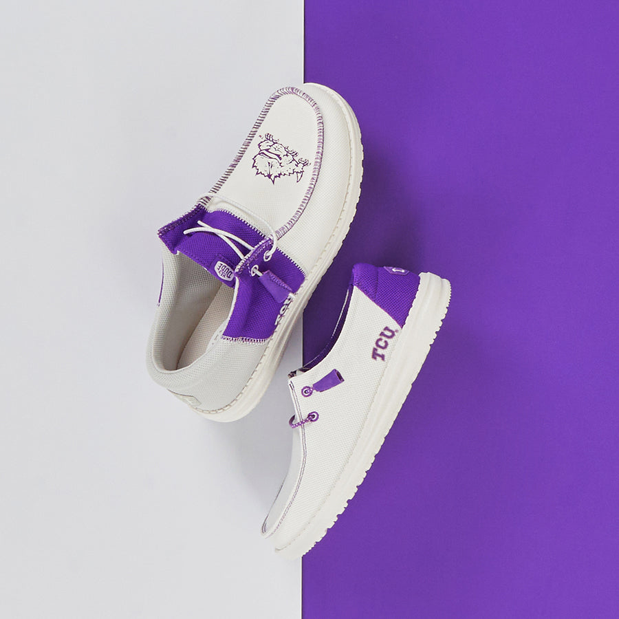 Men's Wally Tri TCU - TCU Purple/White - Image 2