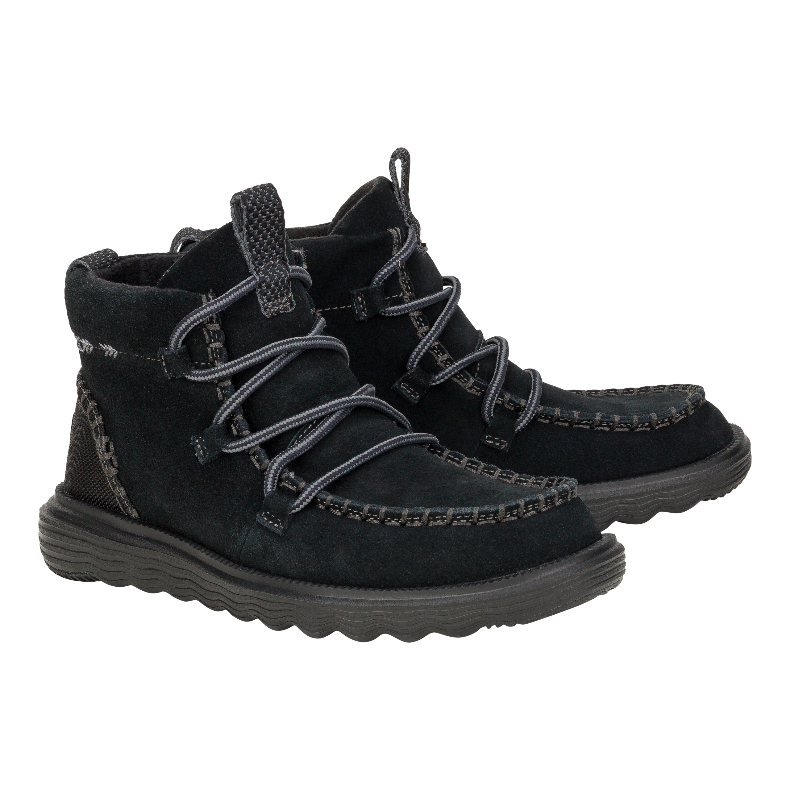 Reyes Suede - Black/Black - Image 2